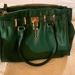 Large Aldo green purse